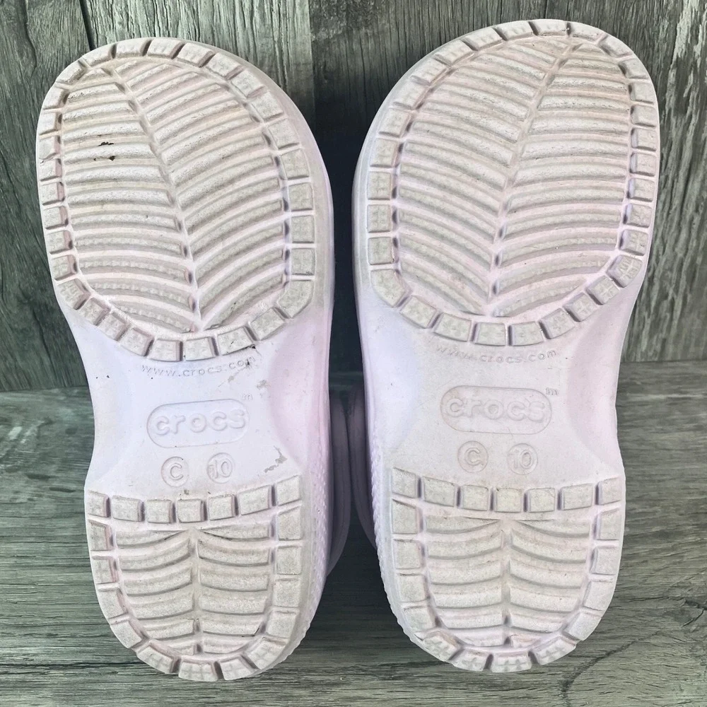 Crocs Classic Clog Kids Size C10 Lavender Purple Slip On Water Shoes 10126